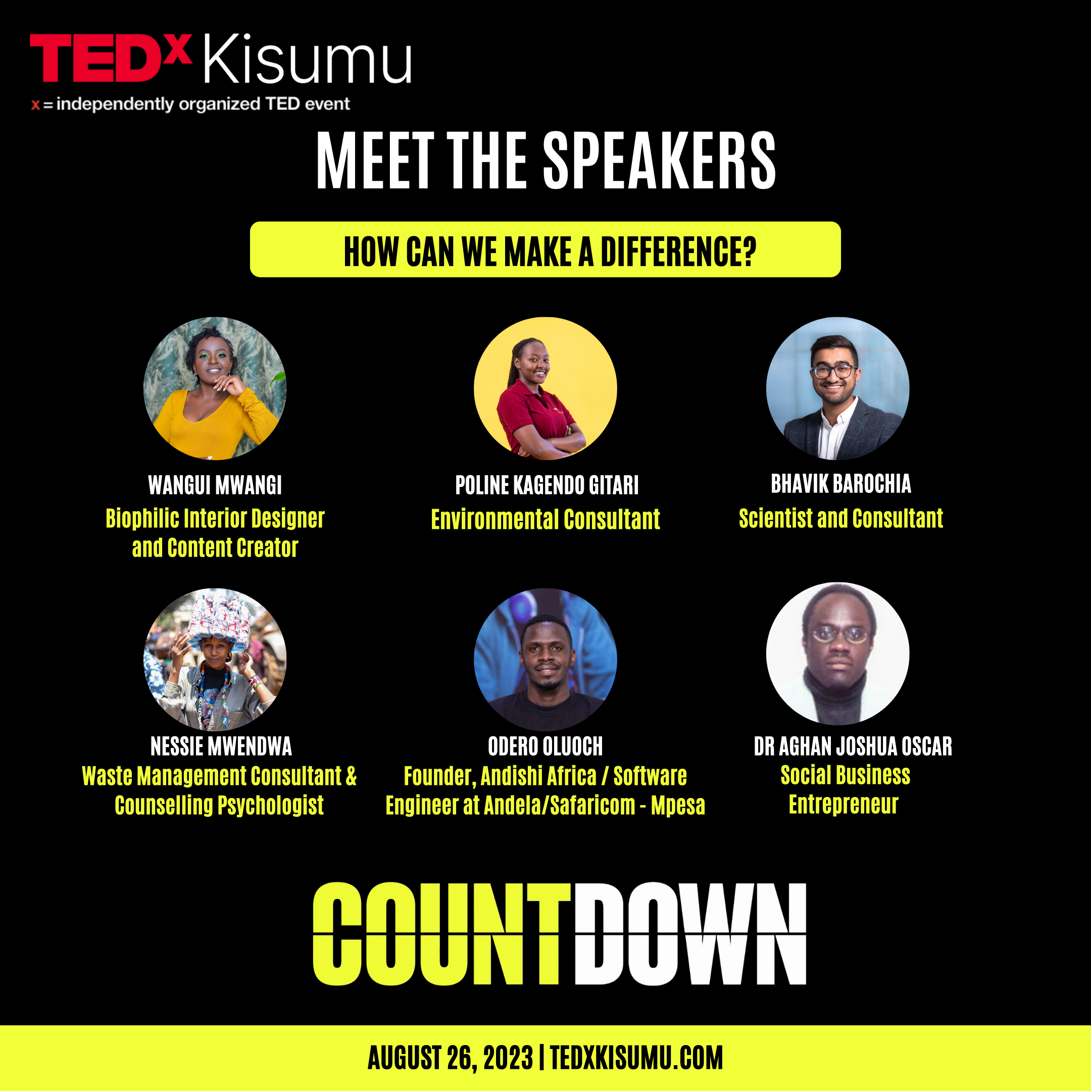 TEDxKisumu Countdown