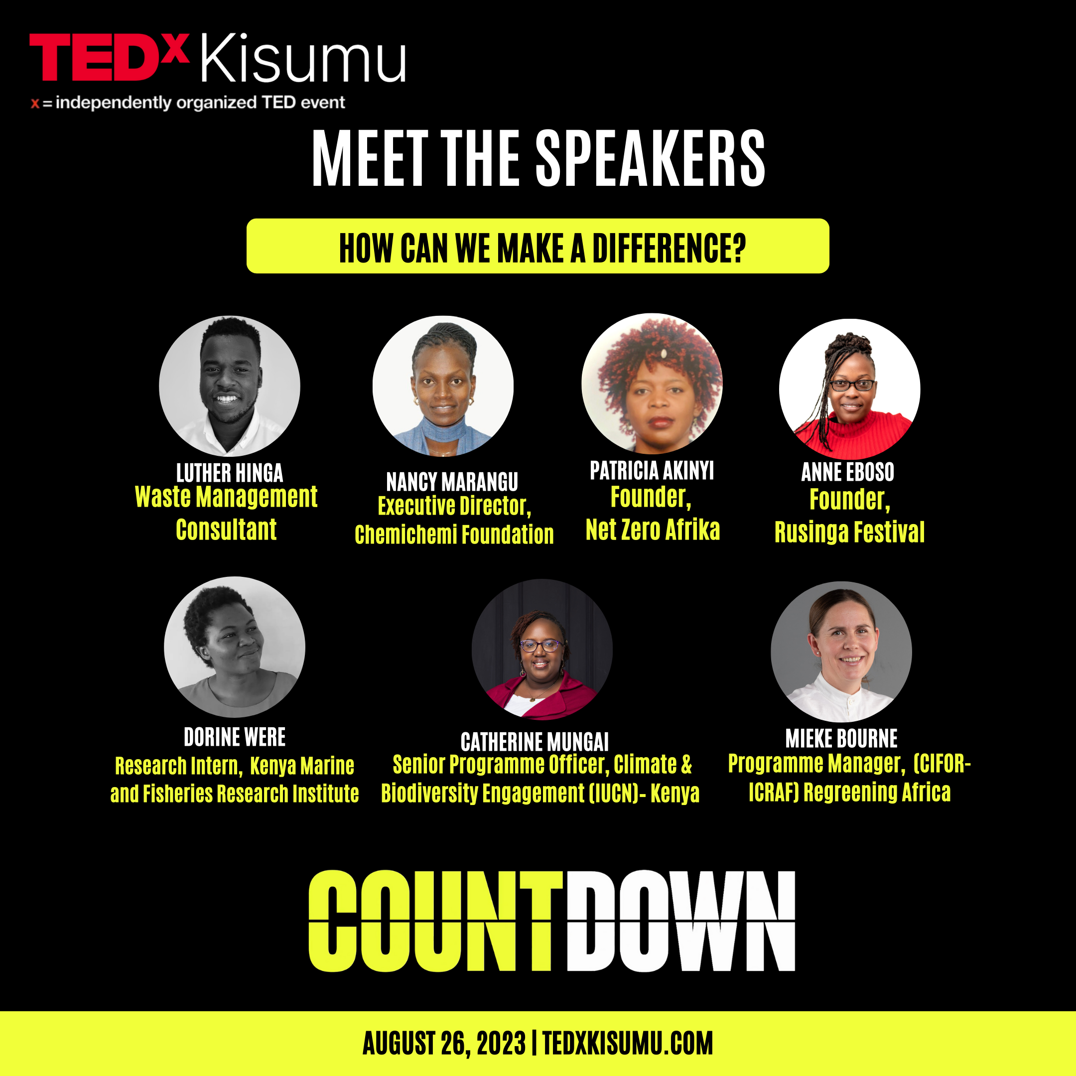 TEDxKisumu Countdown